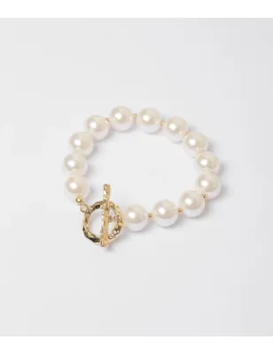 BRACCIALE LOUKA CON PERLE DI VETRO DONNA ZAG  SBR21613-01SEL ZAG