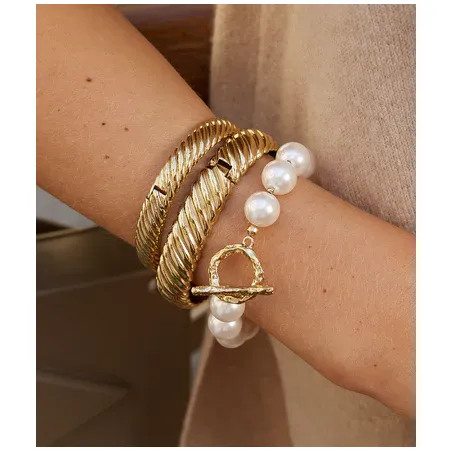 BRACCIALE LOUKA CON PERLE DI VETRO DONNA ZAG 