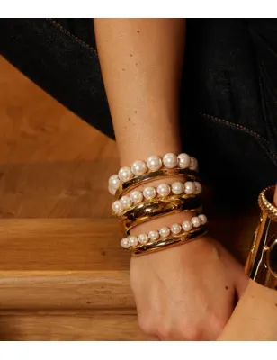 BRACCIALE MADURA CON PERLE DI VETRO DONNA ZAG 