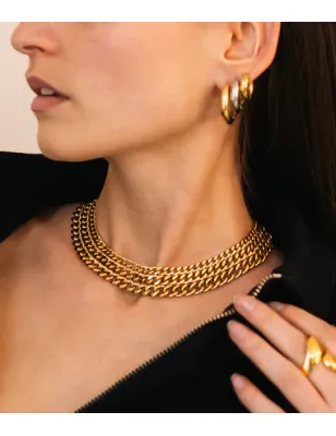 COLLANA MULTIFILO NEFERTITI DONNA ZAG 