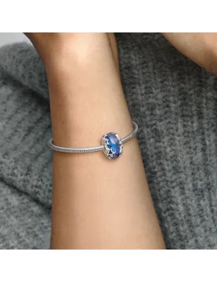 CHARM VETRO DI MURANO CON STELLE PANDORA MOMENTS