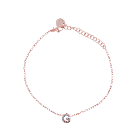 BRACCIALE SOTTILE LETTERA G DONNA RUE DES MILLE BRZ-011 INIZ AU G RUE DES MILLE