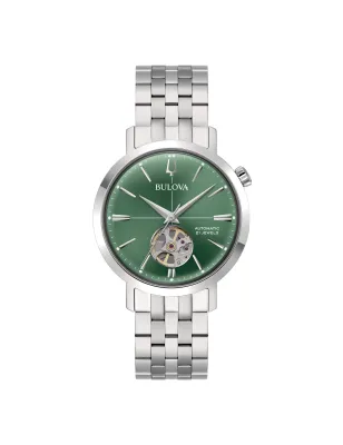 OROLOGIO AUTOMATIC 38 MM VERDE UOMO BULOVA AEROJET 96A319 BULOVA