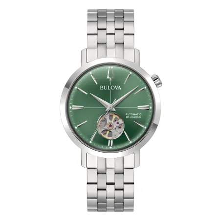 OROLOGIO AUTOMATIC 38 MM VERDE UOMO BULOVA AEROJET 96A319 BULOVA