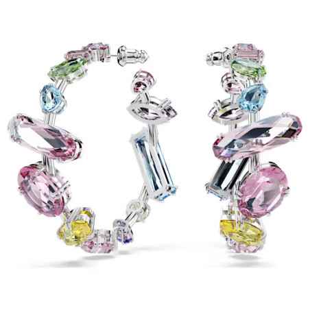 ORECCHINI A CERCHIO GEMA MULTICOLORE DONNA SWAROVSKI 