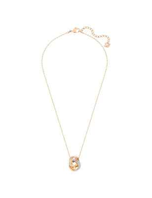 COLLANA PENDENTE FURTHER PAVÉ CERCHI INTRECCIATI DONNA SWAROVSKI 