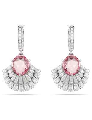 ORECCHINI IDYLLIA PENDENTI CONCHIGLIA ROSA SWAROVSKI 5680295 SWAROVSKI