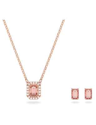 SET MILLENIA ROSA TAGLIO OTTAGONALE DONNA SWAROVSKI 