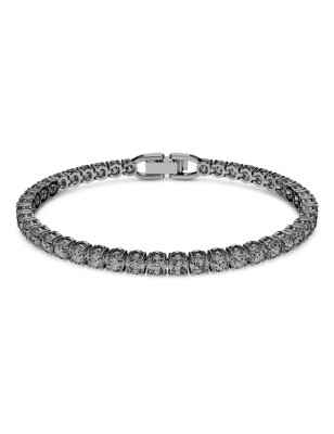 BRACCIALE TENNIS DELUXE GRIGIO MIS.M DONNA SWAROVSKI  5514655 SWAROVSKI