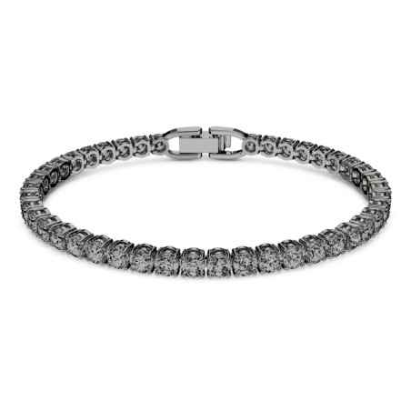 BRACCIALE TENNIS DELUXE GRIGIO MIS.M DONNA SWAROVSKI  5514655 SWAROVSKI