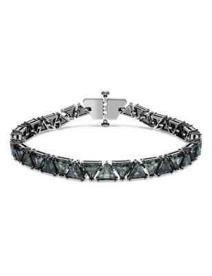 BRACCIALE MATRIX NERO TAGLIO TRIANGOLO DONNA SWAROVSKI  5666162 SWAROVSKI