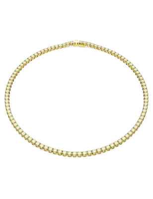 COLLANA TENNIS GIALLA PLACCATA COLOR ORO SWAROVSKI 5681799 SWAROVSKI