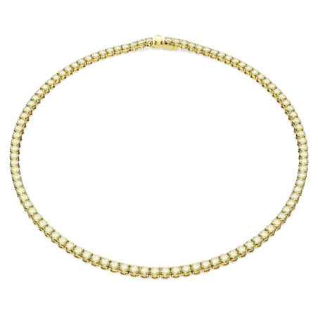 COLLANA TENNIS GIALLA PLACCATA COLOR ORO SWAROVSKI 5681799 SWAROVSKI