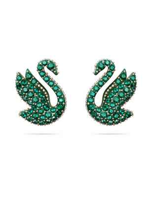 ORECCHINI LOBO ICONIC SWAN VERDE DONNA SWAROVSKI  5650063 SWAROVSKI