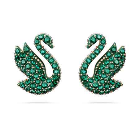 ORECCHINI LOBO ICONIC SWAN VERDE DONNA SWAROVSKI  5650063 SWAROVSKI