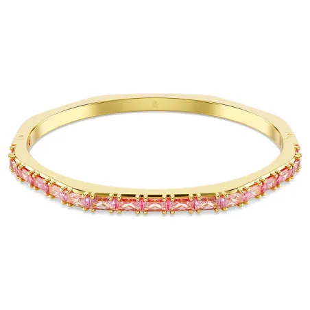 BRACCIALE RIGIDO MATRIX TAGLIO BAGUETTE ROSA M DONNA SWAROVSKI 