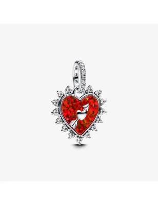 CHARM PENDENTE CUORE CON FRECCIA GIREVOLE DONNA PANDORA 