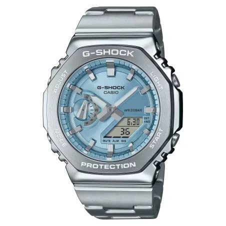 OROLOGIO ANALOGICO DIGITALE AZZURRO CIELO UOMO CASIO G-SHOCK