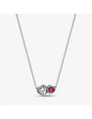 COLLANA DOPPI CUORI DONNA PANDORA 