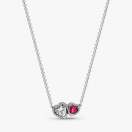 COLLANA DOPPI CUORI DONNA PANDORA 