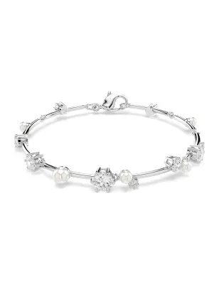 BRACCIALE TENNIS CONSTELLA CRYSTAL PEARL TAGLI ROUND DONNA SWAROVSKI 