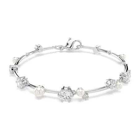 BRACCIALE TENNIS CONSTELLA CRYSTAL PEARL TAGLI ROUND DONNA SWAROVSKI 