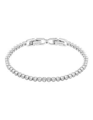 BRACCIALE EMILY TAGLIO TONDO BIANCO DONNA SWAROVSKI 