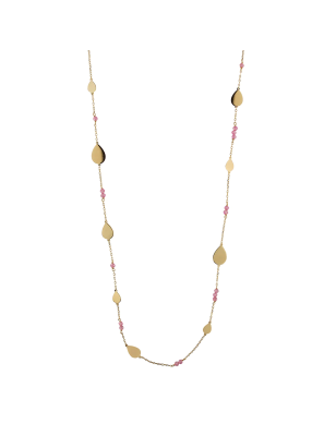 COLLANA LUNGA DROP LASTRA DONNA RUE DES MILLE  CLZ 014 M1 AU RUE DES MILLE