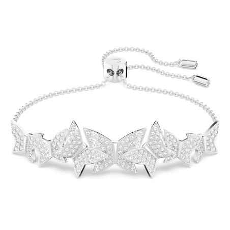 BRACCIALE FARFALLE RODIO LILIA DONNA SWAROVSKI 