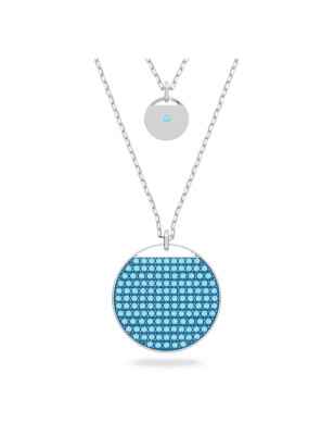 COLLANA PENDENTE BLU DONNA SWAROVSKI GINGER