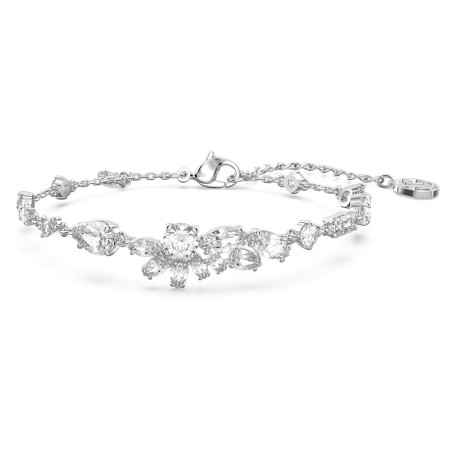 BRACCIALE FIORE BIANCO DONNA SWAROVSKI GEMA