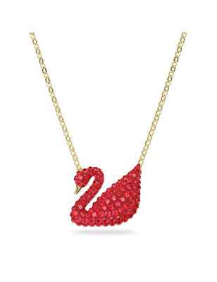 COLLANA PENDENTE ICONIC SWAN RED DONNA SWAROVSKI 