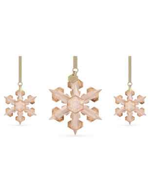 DECORAZIONE 2022 SET STELLE NATALE ROSE SWAROVSKI