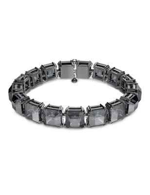 BRACCIALE SQUADRATO GRIGIO SWAROVSKI MILLENIA