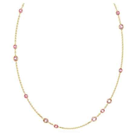 COLLANA IMBER LUNGA ROSA PLACCATO COLOR ORO DONNA SWAROVSKI 