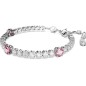 BRACCIALE TENNIS MATRIX ROSA DONNA SWAROVSKI 