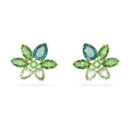 ORECCHINI A LOBO GEMA FIORE VERDE DONNA SWAROVSKI 