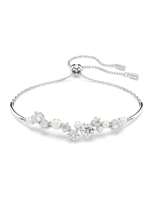 BRACCIALE RIGIDO CONSTELLA CRYSTAL PEARL TAGLI ROUND DONNA SWAROVSKI 