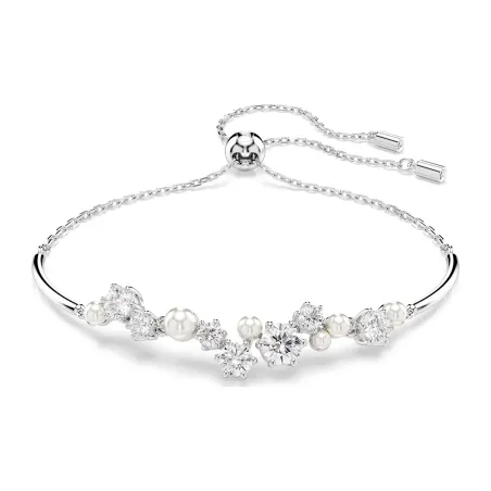 BRACCIALE RIGIDO CONSTELLA CRYSTAL PEARL TAGLI ROUND DONNA SWAROVSKI 