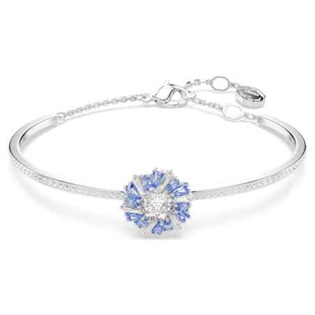 BRACCIALE RIGIDO IDYLLIA FIORE BLU DONNA SWAROVSKI 