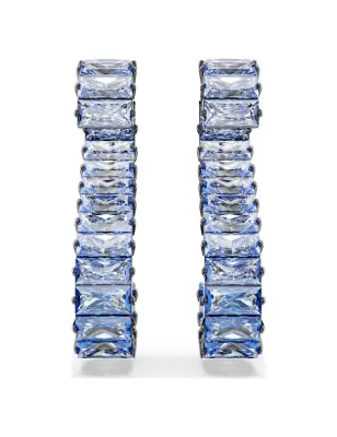 ORECCHINI PENDENTI MATRIX BLU TAGLIO BAGUETTE DONNA SWAROVSKI 