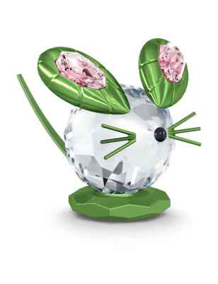 DECORAZIONE MOUSE DULCIS VERDE GRANDE SWAROVSKI