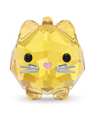 CHUBBY CATS GATTO GIALLO  SWAROVSKI