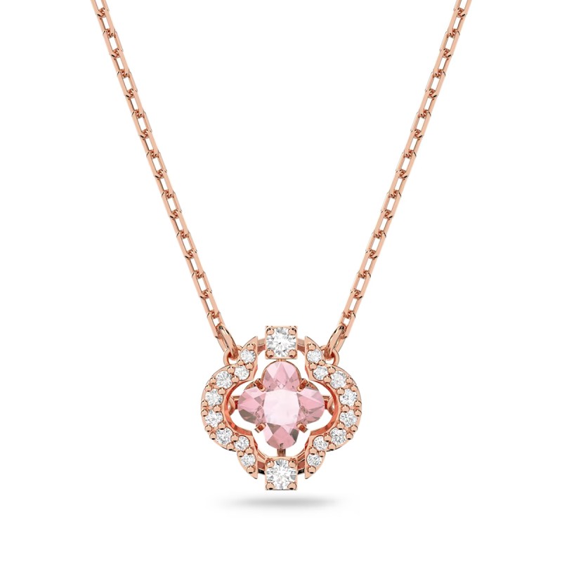 COLLANA ROSA DONNA SWAROVSKI SPARKLING DANCE