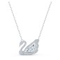 COLLANA CIGNO BIANCO DANCING SWAN SWAROVSKI