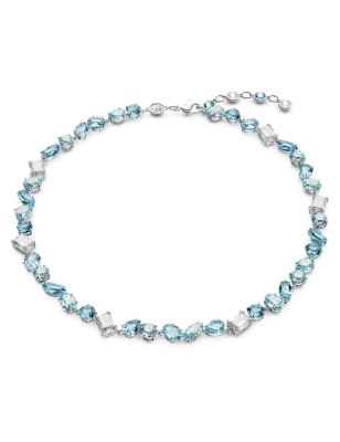 COLLANA GEMA BLU TAGLIO MISTO DONNA SWAROVSKI 