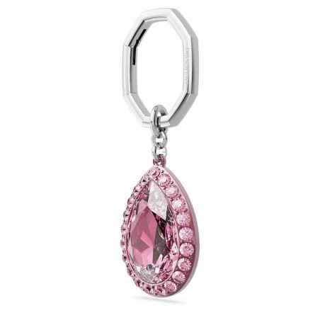 PORTACHIAVI TAGLIO PEAR ROSA DONNA SWAROVSKI 