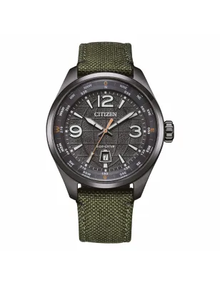 OROLOGIO TRAVELER NERO VERDE UOMO-DONNA CITIZEN URBAN