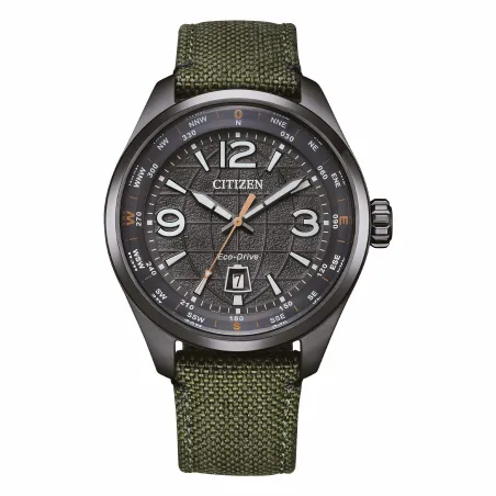 OROLOGIO TRAVELER NERO VERDE UOMO-DONNA CITIZEN URBAN