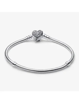 BRACCIALE CHIUSURA A CUORE E ALI D'ANGELO 19CM DONNA PANDORA 